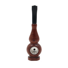 Factory direct new gourd style portable wooden smoking pipe wholesale